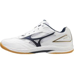 Обувь настольного тенниса 27,0 Mizuno Wave Drive 9 White X Navy X Gold 81GA2205 14