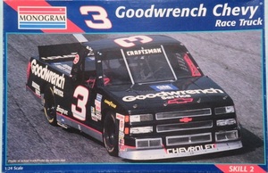 プラモデル 1/24 Monogram 2458 - 3 Goodwrench Chevy Race Truck