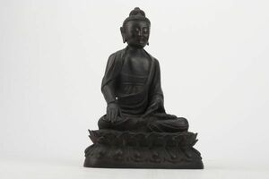 【氷】廃寺から特別出品 古銅 渡来仏 唐物 明仏 仏像 置物 仏教美術 CJA114