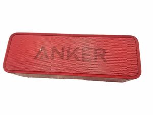 中古美品 ANKER アンカー ワイヤレススピーカー Bluetooth A3102 レッド AAL1129小3739/1226 Anker ブルートゥース 本体