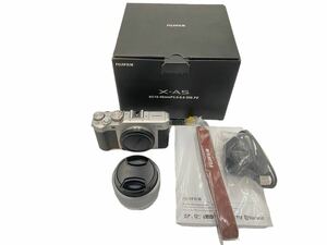 ほぼ未使用 元箱 フジフィルム FUJIFILM 富士フイルム X-A5 シルバー デジタルミラーレス一眼カメラ XC 15-45mm レンズキット カメラ 