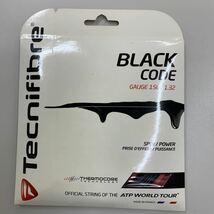 (Tecnifibre） BLACK CODE ゲージ1.32mm TFG506 テニス ブラック 15SS_画像1