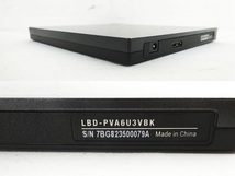 Logitec ロジテック LBD-PVA6U3VBK ブルーレイドライブ 外付け Blu-ray UHDBD USB3.0対応 簡易動作のみ確認 現状品 _画像3