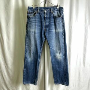 メキシコ製 Levi's 501 デニム パンツ W34×L30 ジーンズ グランジ ボロ リーバイス 505 519 90s 00s 古着 オールド ビンテージ