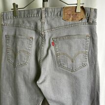 USA製 Levi's 501 グレー デニム パンツ W36×L29 ジーンズ ペンキ グランジ ボロ リーバイス 505 519 90s 00s オールド ビンテージ_画像5