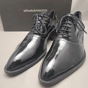 alfredoBANNISTER エナメル メンズ ドレスシューズ SIZE40