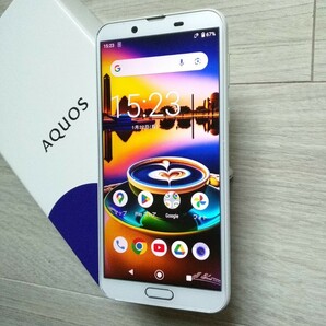 SHARP　AQUOS sense2　シルキーホワイト　 アクオスセンス2　SHV43　RAM3GB.ROM32GB Android10　