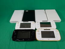 60/Q590★ジャンク品★Wii U 本体 4台 (32GB×3/8GB×1)+GamePad 4個まとめ売り★White/Black★Nintendo★ノークリーニング品★中古_画像1