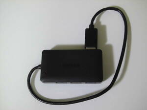 BUFFALO/ Buffalo /USB3.0 hub /4 port type / magnet attaching ./ black /BSH4U22U3/ secondhand goods /