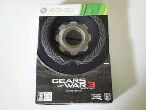 ゲームソフト/Xbox 360/Gears of War 3 リミテッド エディション/ギアーズオブウォー3/特典未使用/中古品/