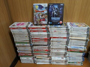 【ジャンク】【1円スタート】Wiiソフト ゲームソフト 大量 約140本 まとめ売り 任天堂 ニンテンドー 【A5】