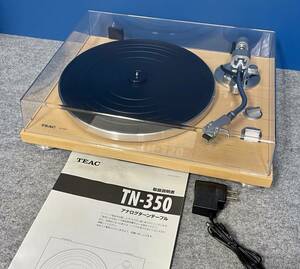 美品◎ティアックTEAC☆TN-350-NA マニュアルレコードプレーヤー/カートリッジ付☆