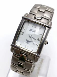 T872 MCM M si- M AM.LINE 6991 wristwatch quarts square operation 
