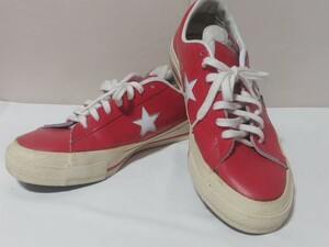 コンバース CONVERSE ALLSTAR ☆ワンスター☆／レザー 【6※25cm】used