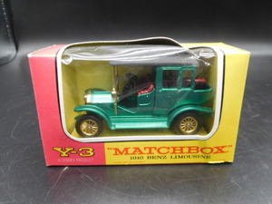 MATCHBOX-Y-3 1910 BENZ LIMOUSINE マッチボックス　ミニカー　ベンツ リムジン 1/54 箱付