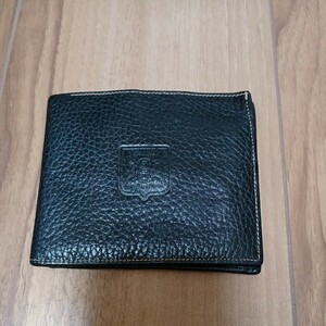 【B4】CELINE セリーヌ 財布 二つ折り財布 二つ折り ブラック 小銭入れあり