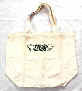 ★訳あり特価品★TOKYU HANDS 東急ハンズ トートバッグ エコバック 手提げ サイズ45×34cm 送料185円♪