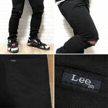 Lee RIDERS リーライダース ストレッチデニム リペア加工クラッシュ加工_画像3