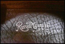 【8E 良品】RUSSELLMOCCASIN ラッセルモカシン スポーティングクレーチャッカ ダブルモカシン ブラウン シボ革 編み上げ ブーツ HOPESMORE_画像8