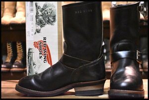 [7.5D с ящиком хорошая вещь 17 год ] Red Wing 2966 инженер чёрный черный k заем большой k чай сердцевина steel нет ботинки redwing HOPESMORE