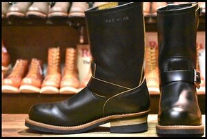 【7.5D 美品 17年】レッドウィング 9268 エンジニア 黒 ブラック クローンダイク スチールトゥ ブーツ redwing HOPESMORE