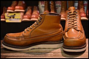 【8E 良品 14年】レッドウィング 9850 ゴールドラセット カヌーモック アイリッシュセッター レースアップ ブーツ redwing HOPESMORE