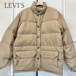 【希少】リーバイス LEVI'S 95年製 アウトドア ダウンジャケット ボリューミー ヴィンテージ ベージュ M メンズ A5057