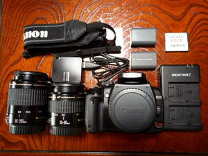 Canon EOS Kiss Digital X レンズ付属 EF35-80mm EF80-200ｍｍ