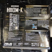 110 【本体未使用】ASUS Motherboard H110M-K LGA 1151_画像2