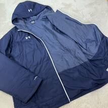 ●美品『希少な5XL』UNDER ARMOUR アンダーアーマー チームUAトライジャケット/アウター/MTR9307/定価17,600/メンズ/スポーツ/ビッグサイズ_画像7