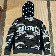 F.C.Real Bristol バックロゴ刺繍ワッペン付き カモフラージュ スウェット ZIP パーカー レア FCRB ソフネット soph 迷彩 ブリストル_画像2