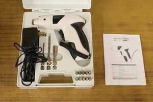 Boltz ボルツ 充電式 電動ドライバーセット コンパクト ケース付き DIY 電動工具 Za821