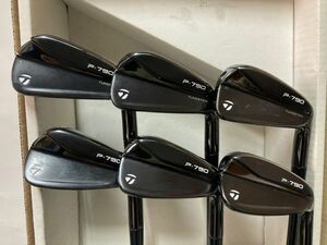 【中古】テーラーメイド 2023 P790 BLACK アイアン #5～PW (6本セット) Fujikura MCI 80 for TaylorMade フレックスS