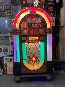 Wurlitzer juke box 1946 год производства чудесный SP запись выход звука OK оригинал War li Tour 