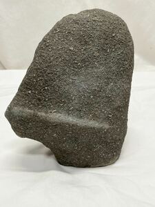 [Waterstone Agard Stone Bon Stone Natural Stone] Причудливый плоский плоский камень / ширина 17,5 х максимум 8 х максимум 22 см 4098G