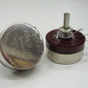 ★☆（管VO020） Violet巻線ボリューム B500Ω/3W 2個セット / NOS Wirewound Rheostat☆★の画像2