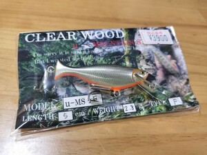 CLEAR WOOD クリアウッド model u-MS5F length 5cm weight 2.5g type f 検索 カスケットcasket トラッド TRAD flowting フローティング