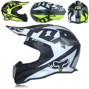  cheap bike off-road helmet with visor . inner circle . wash yellow & white M size ~XXL size M