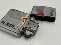 ZIPPO MY PRETTY WOMAN 火花のみ　使用感なし　経年保管品　箱汚れあり_画像7