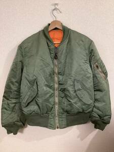 ALPHA INDUSTRIES アルファインダストリーズ　MA-1 フライトジャケット ミリタリー USA製 ビンテージ　古着　メンズ