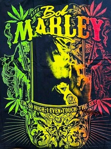 O-9★USA古着★BOB MARLEY ボブマーリーTシャツ★2XL 黒 ZION★ラスタ レゲエ マリファナ 大麻 ガンジャ★送料無料!!