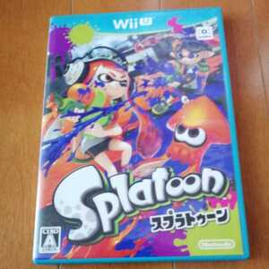Wii U スプラトゥーン Splatoon JPN WiiU 盤面綺麗 即決 動作確認済み