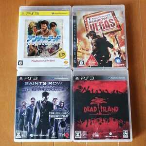 新品購入　盤面傷無　PS3ソフト 4本セット　