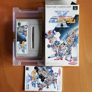 スーパーファミコン SDガンダムX SFC SFC スーファミ　動作確認済み　箱、説明書