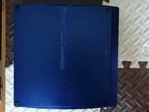 新古美品 PS3本体 SONY PlayStation3 レーシングパック タイタニウム・ブルー CECH-2500A GT CEJH-10007 動作確認済 グランツーリスモ5　青_画像2