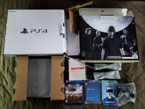 新古美品 使用時間少 PS4本体 PlayStation 4 FINAL FANTASY XV LUNA EDITION (1TB) FF15 CUHJ-10013 CUH-2000B ルナエディション動作確認済