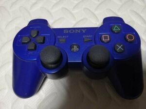  beautiful goods PS3 controller original metallic blue dual shock 3 DUALSHOCK3 free shipping SONY PlayStation 3 operation verification ending 