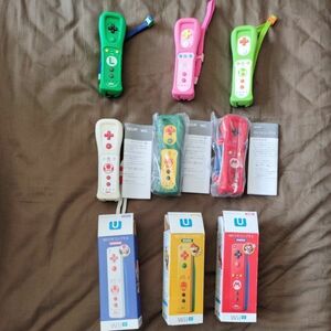  new old beautiful goods Wii motion plus remote control Mario / Louis -ji/yosi-/kpa/kinopio/pi-chi all 6 piece set operation verification settled wiiu