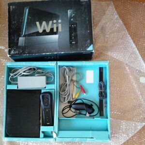  superior article wii body complete set black operation verification settled box attaching prompt decision immediately ...