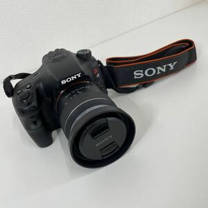 W◎ ソニー SONY ミラーレス一眼 α65 ズームレンズキット DT 18-55mm F3.5-5.6 SLT-A65VK通電未確認